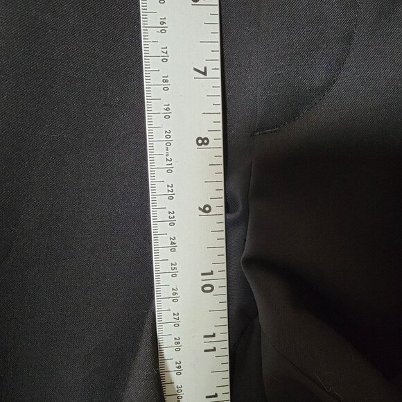 Awearness Kenneth Cole Mens Dress Pants Size 34 Flat Front Awear-Tech Black - Picture 8 of 12